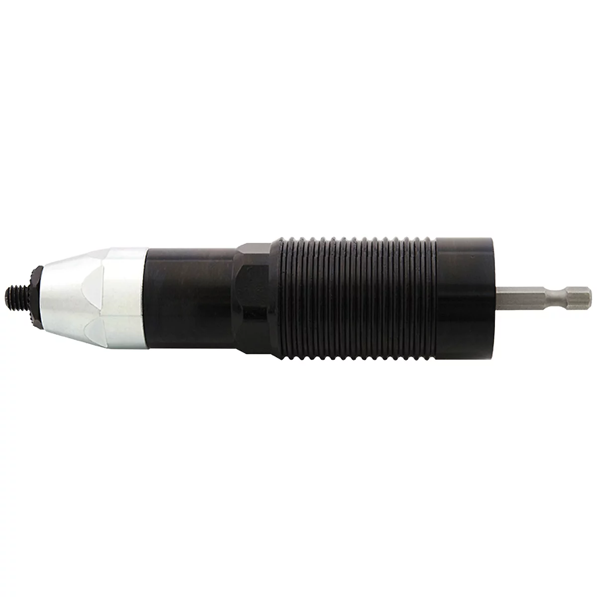 Blindnietmutternvorsatz-Adapter PROJAHN, M6-M10, ergonom. Haltegriff, inkl. Gewindedorne + Mundstücke