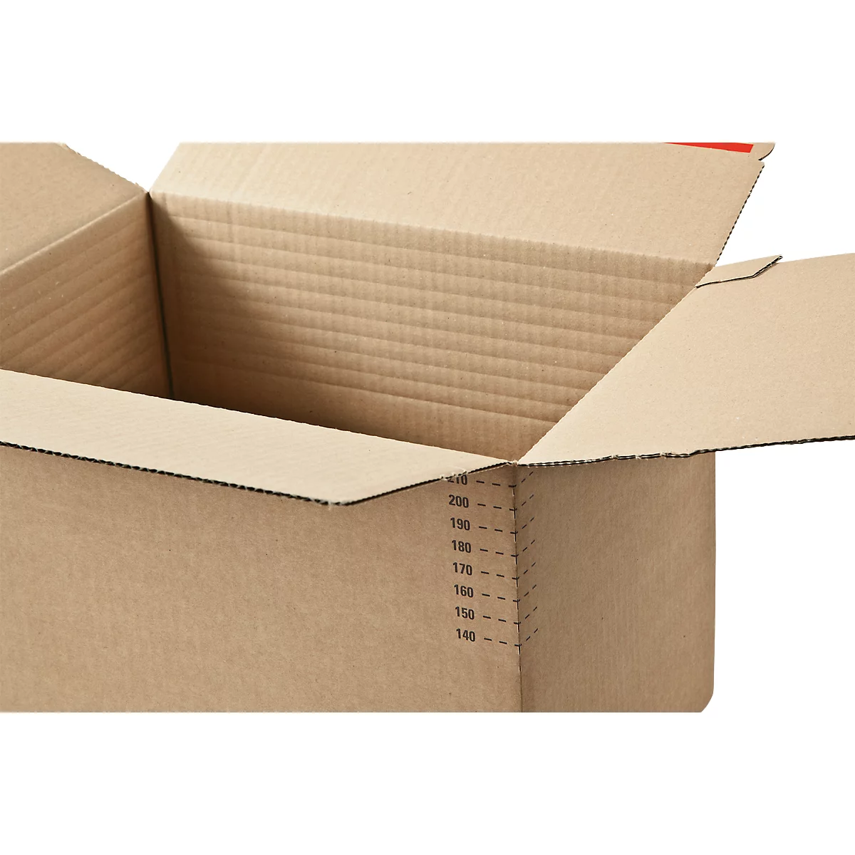 Blitzbodenkarton, DIN A4, doppelter Boden, Selbstklebeverschluss, braun, 10 Stück