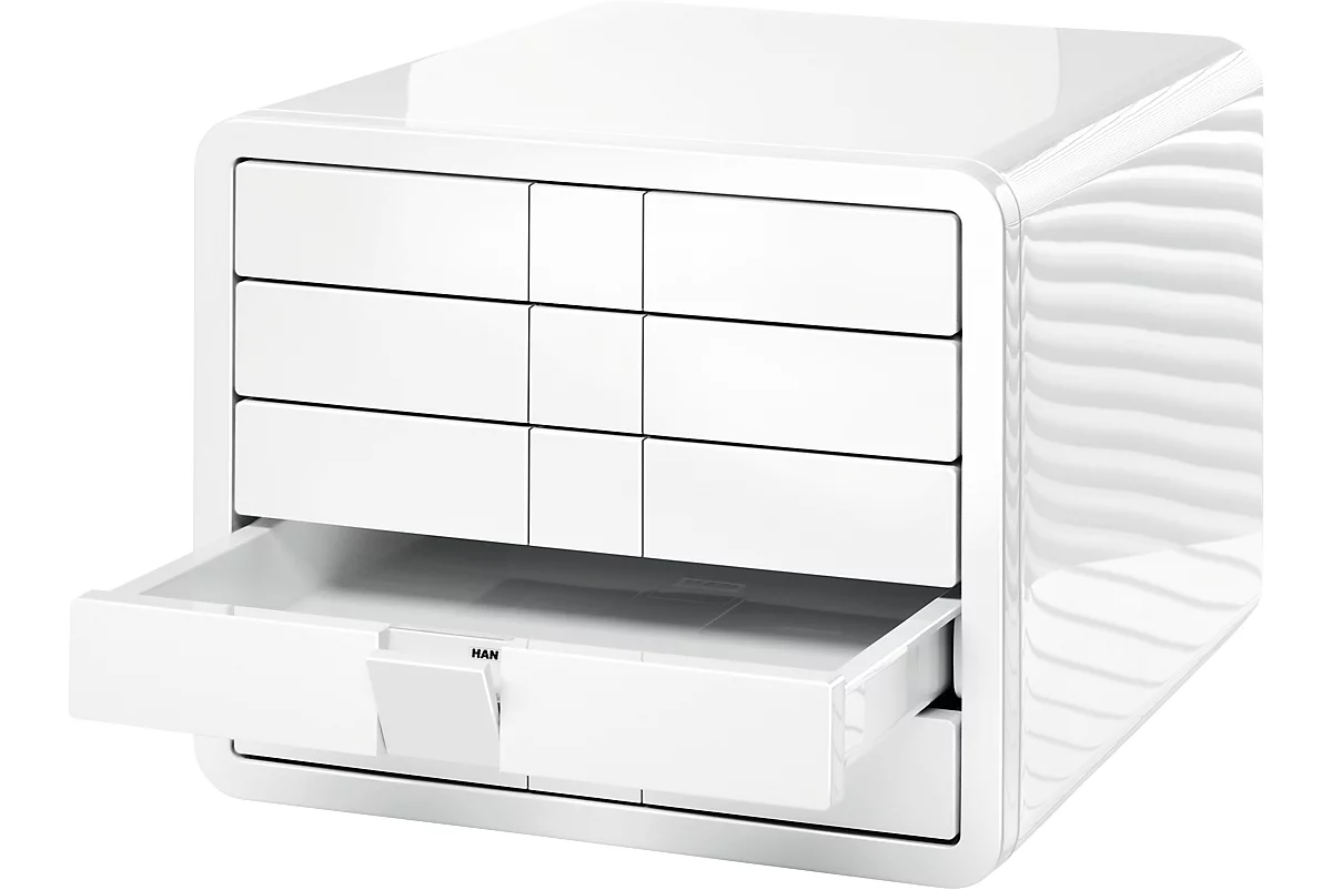 Autres accessoires de bureau Han Module de rangement IMPULS 2.0, 4 tiroirs  ouverts, blanc