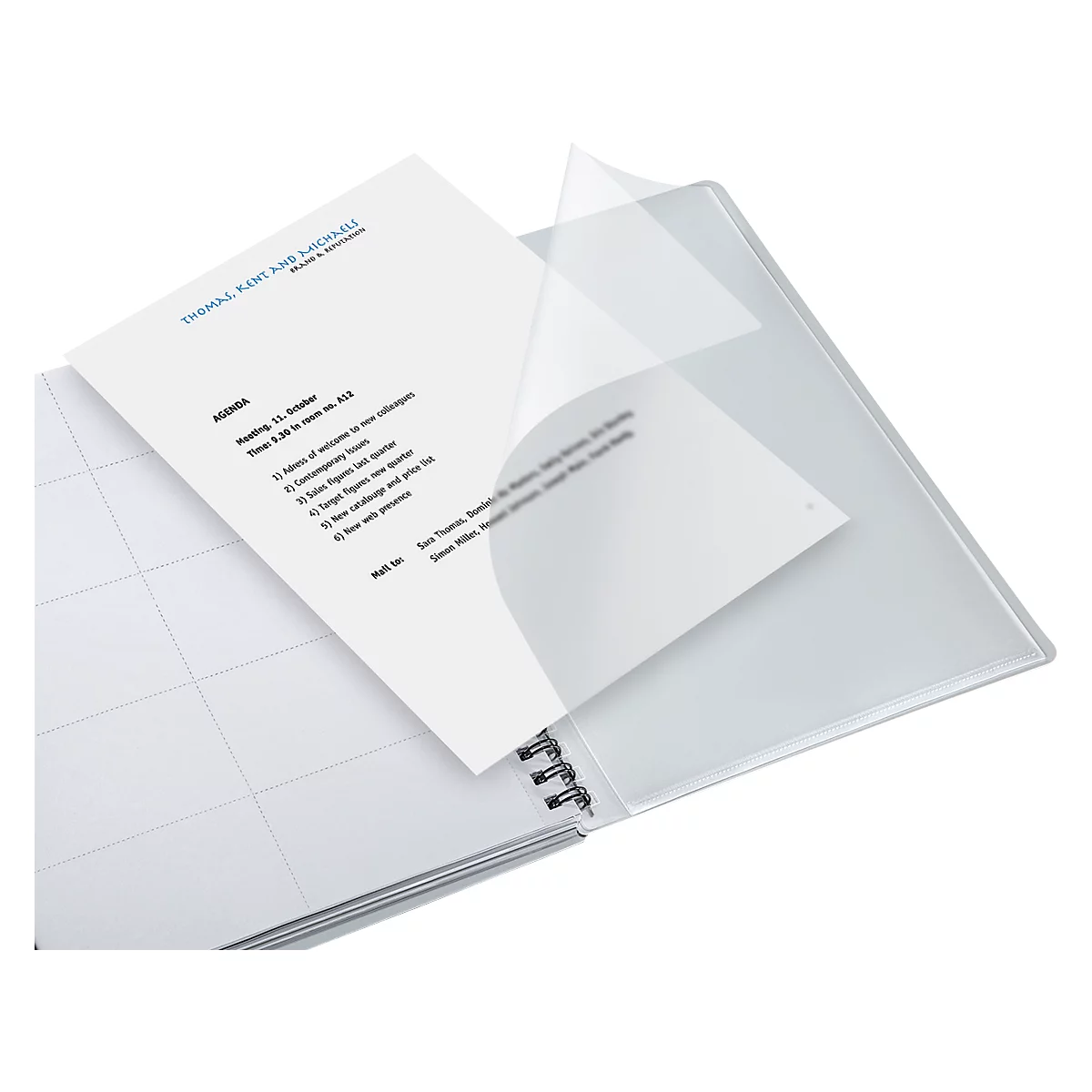 Bloc collège Executive 445600 LEITZ®, quadrillé, format A5