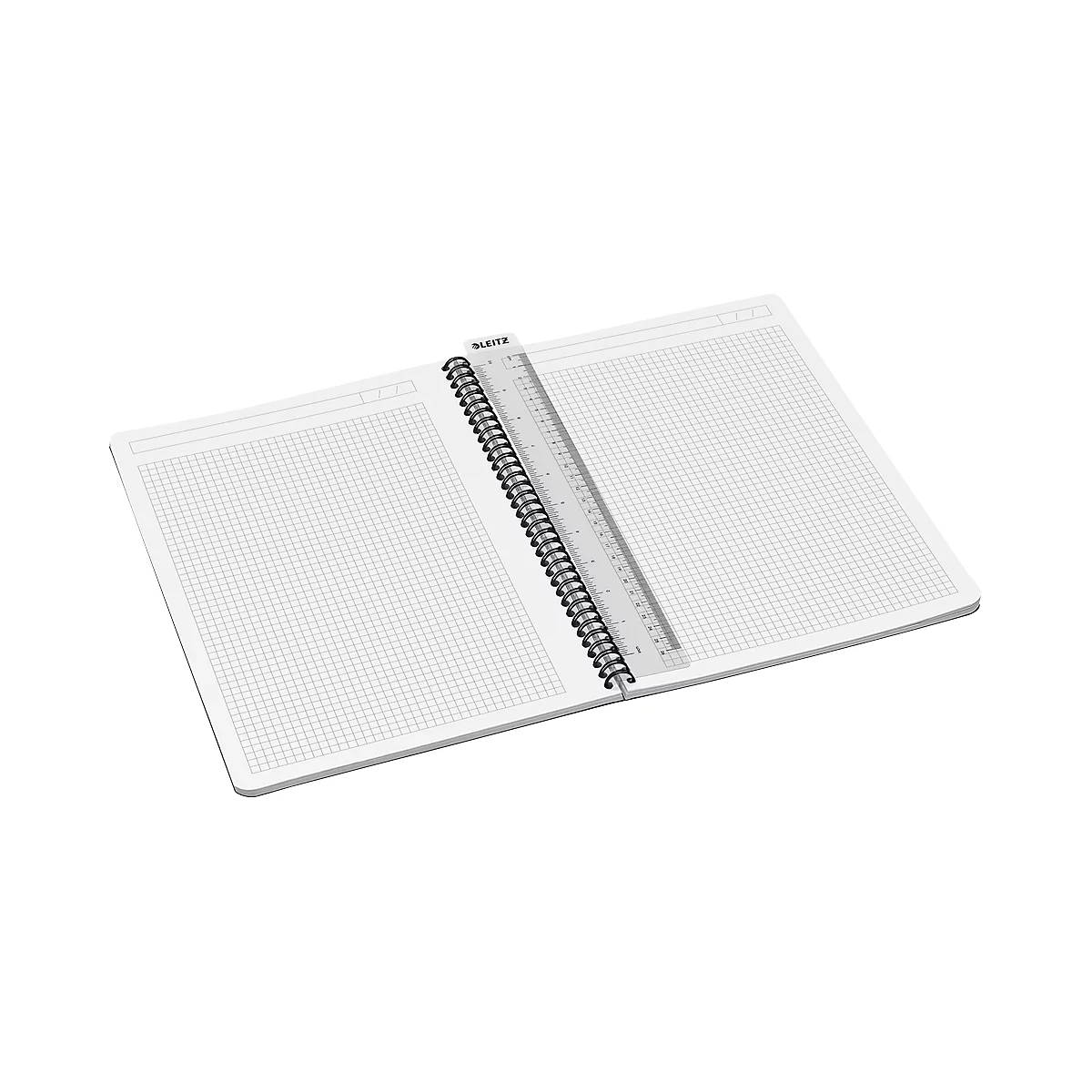 Bloc collège Office 449500 LEITZ®, format A4, PP, quadrillé, jaune