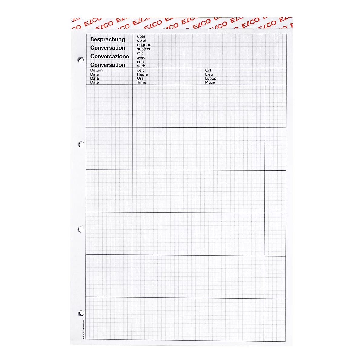 Bloc de conversation OFFICE ELCO, blanc