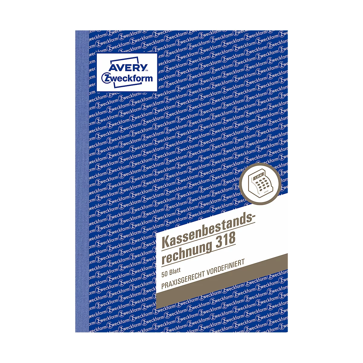 Bloc de facture d'encaissement n°318 Avery Zweckform