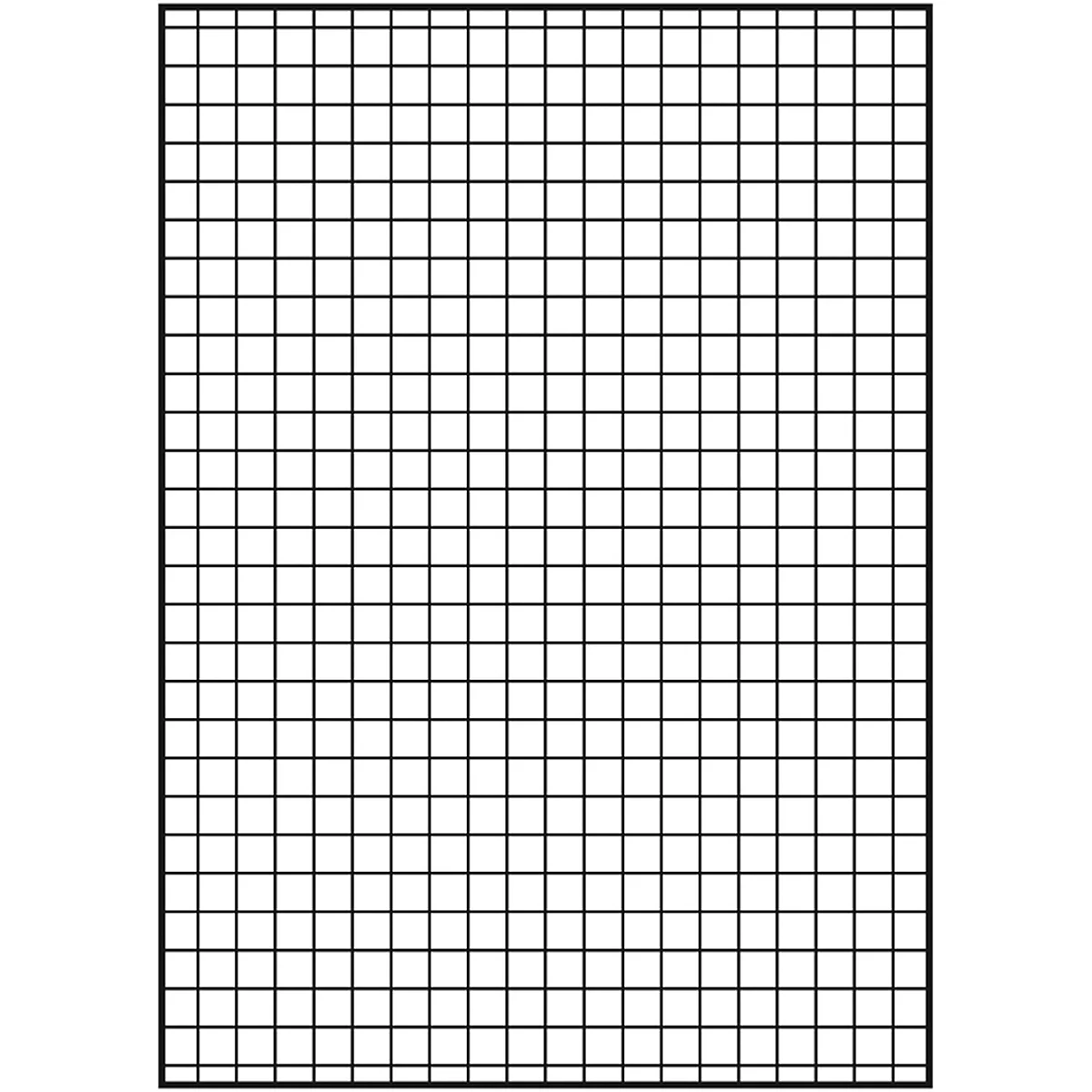 Bloc-notes à spirale LANDRÉ, quadrillé, A7, 70 g/m², sans bois, blanc, 40 feuilles