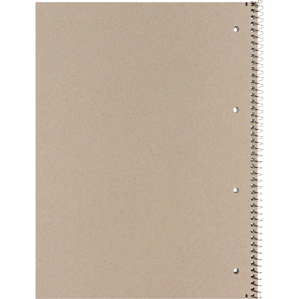 Bloc-notes LANDRÉ Recycling, 80 feuilles, DIN A4+, 70 g/m², 4 perforations, reliure à spirales, OPTIK PAPER®, linéature 27, bleu