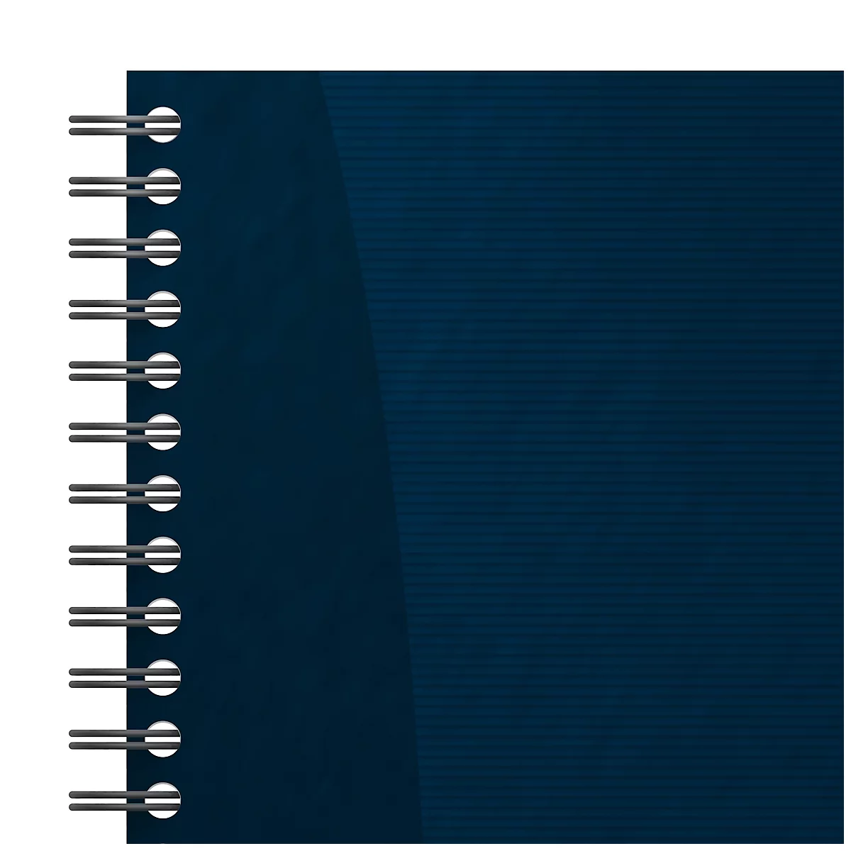 Bloc-notes Oxford Essentials Task Manager, 115 feuilles, 141x246mm, Optik Paper®, reliure double spirale, bleu marine