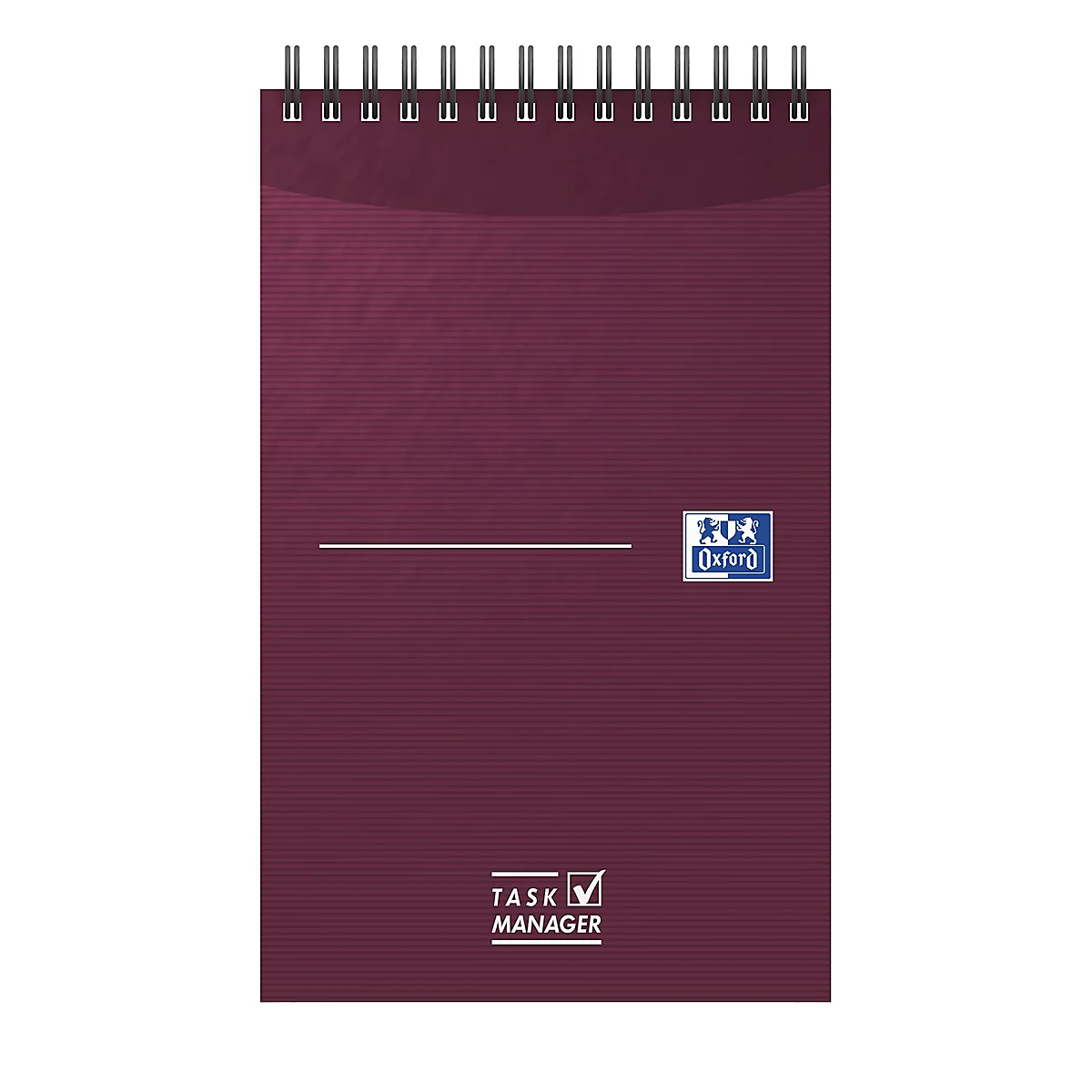 Bloc-notes Oxford Essentials Task Manager, 70 feuilles, 125×200mm, Optik Paper®, reliure à double spirale, assorti. couleurs, assorti, 5 pcs.