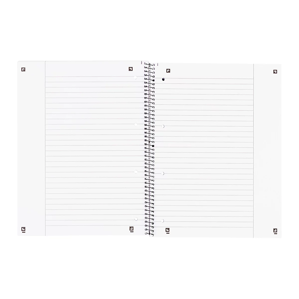Bloc-notes OXFORD School DIN A4+, 80 pages, ligné, marge de droite, prune