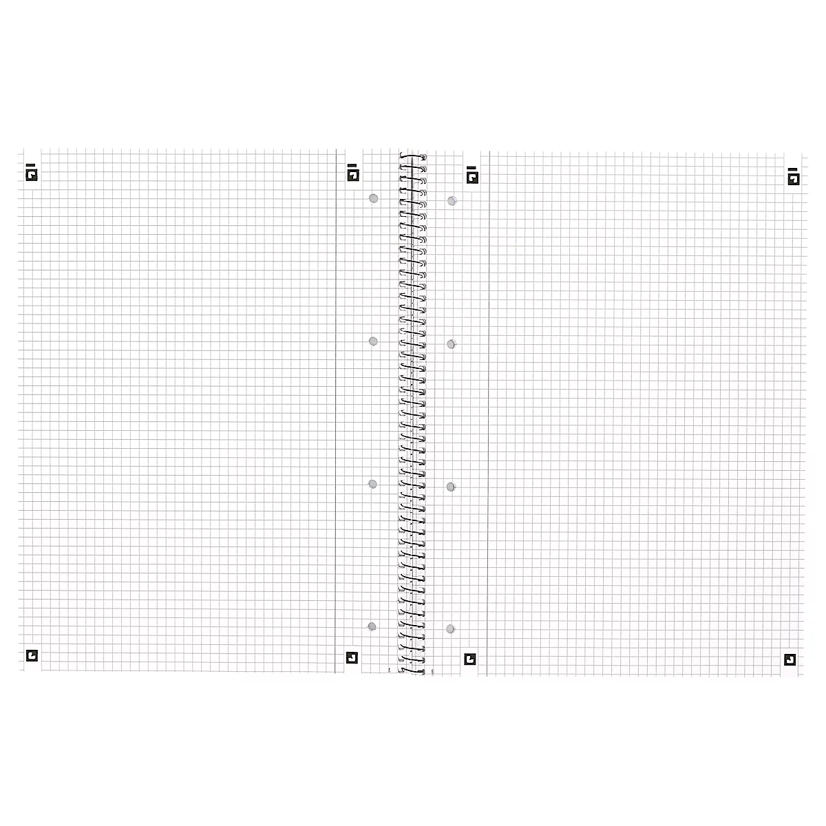 Bloc-notes OXFORD School DIN A4+, 80 pages, quadrillé, marge gauche, bleu