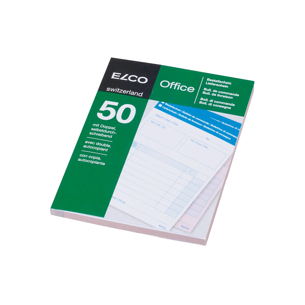 Elco Office bloc-notes recyclage, 5 pièces, A4, quadrillé 4 mm