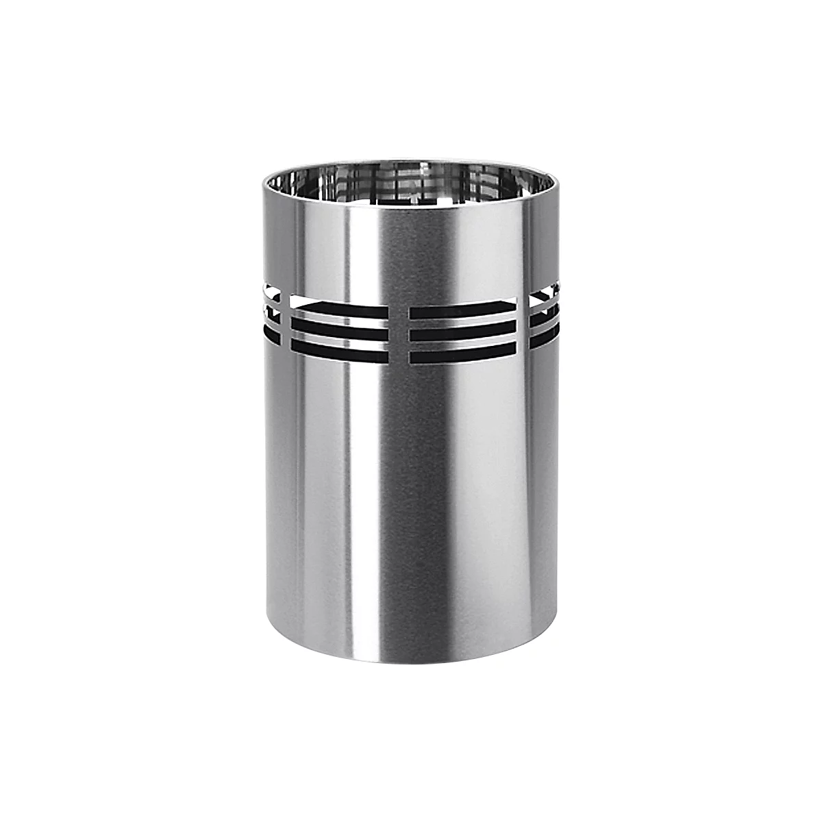 Blomus Corbeille à papier en métal Tronto, 20 litres, Ø 250 x H 375 mm, en inox
