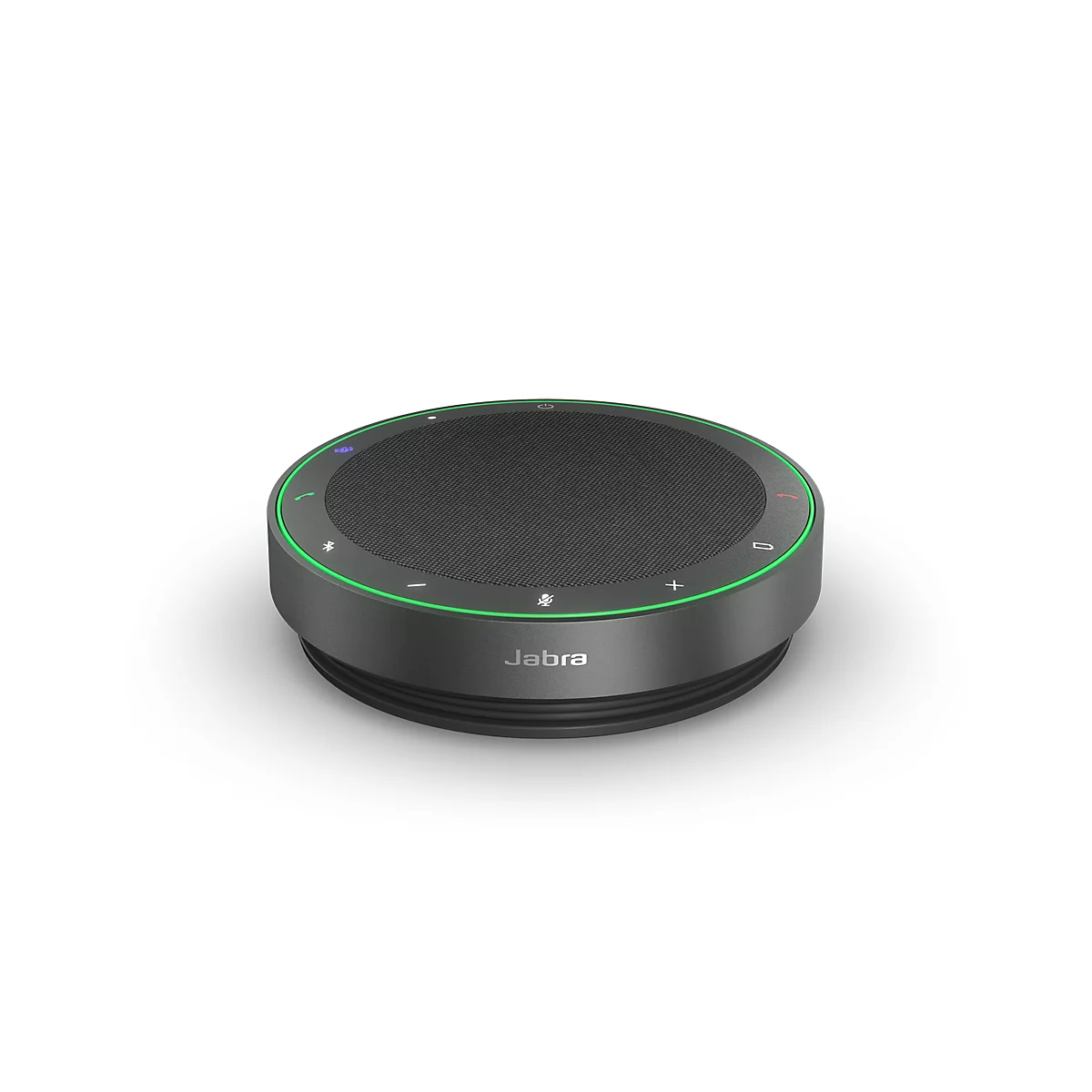 Bluetooth Freisprecheinrichtung Jabra SPEAK2 75, tragbar, bis 4 Teilnehmer, bis 30 m, bis 32 h, 4 Mikrofone, USB-A/USB-C, optimiert für Microsoft Teams, dunkelgrau