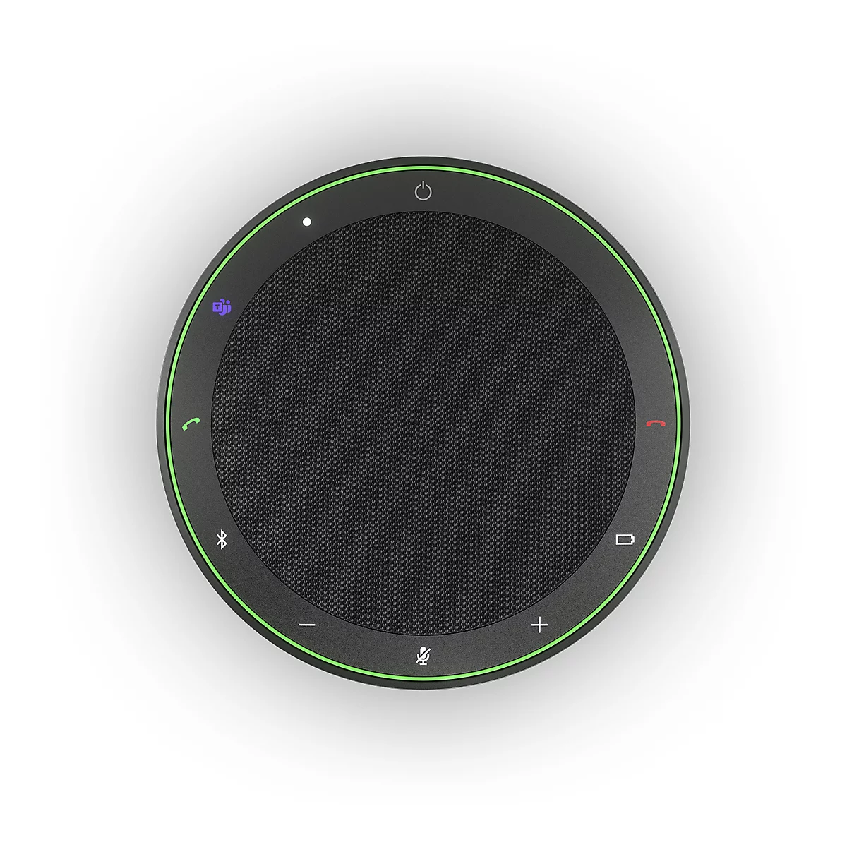 Bluetooth handsfree Jabra SPEAK2 75, draagbaar, tot 4 deelnemers, tot 30 m, tot 32 uur, 4 microfoons, USB-A/USB-C, geoptimaliseerd voor Microsoft Teams, donkergrijs