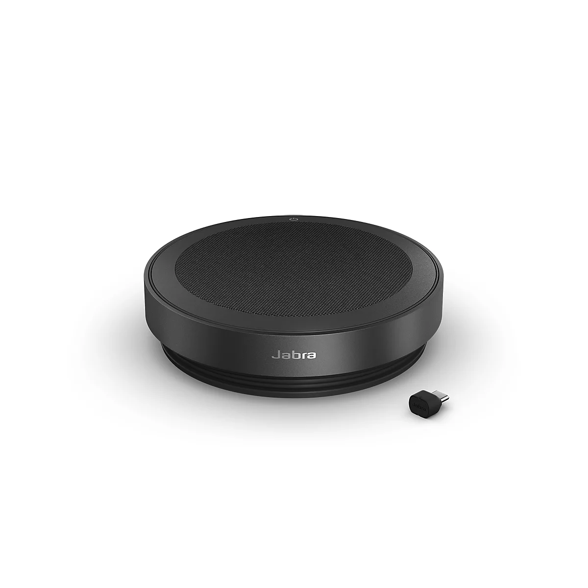 Bluetooth handsfree Jabra SPEAK2 75, draagbaar, tot 4 deelnemers, tot 30 m, tot 32 uur, 4 microfoons, USB-C, UC-geoptimaliseerd, donkergrijs