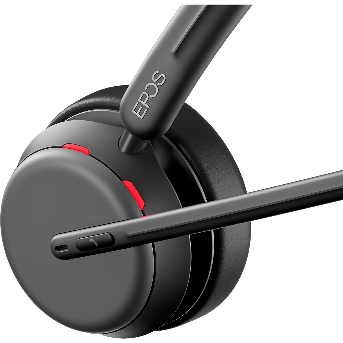 Bluetooth Headset EPOS Impact 1060, ANC, binaural, UC-optimiert, 30 m Reichweite, schwarz