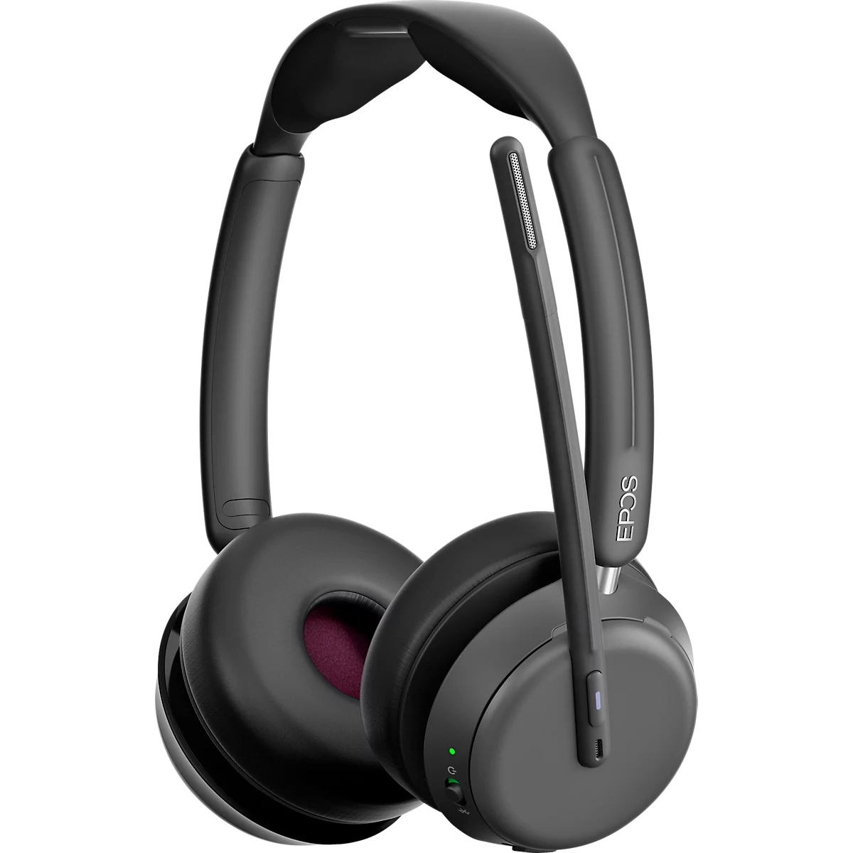 Bluetooth Headset EPOS IMPACT 1060T, binaural, zertifiziert für Microsoft Teams®, 30 m Reichweite, schwarz