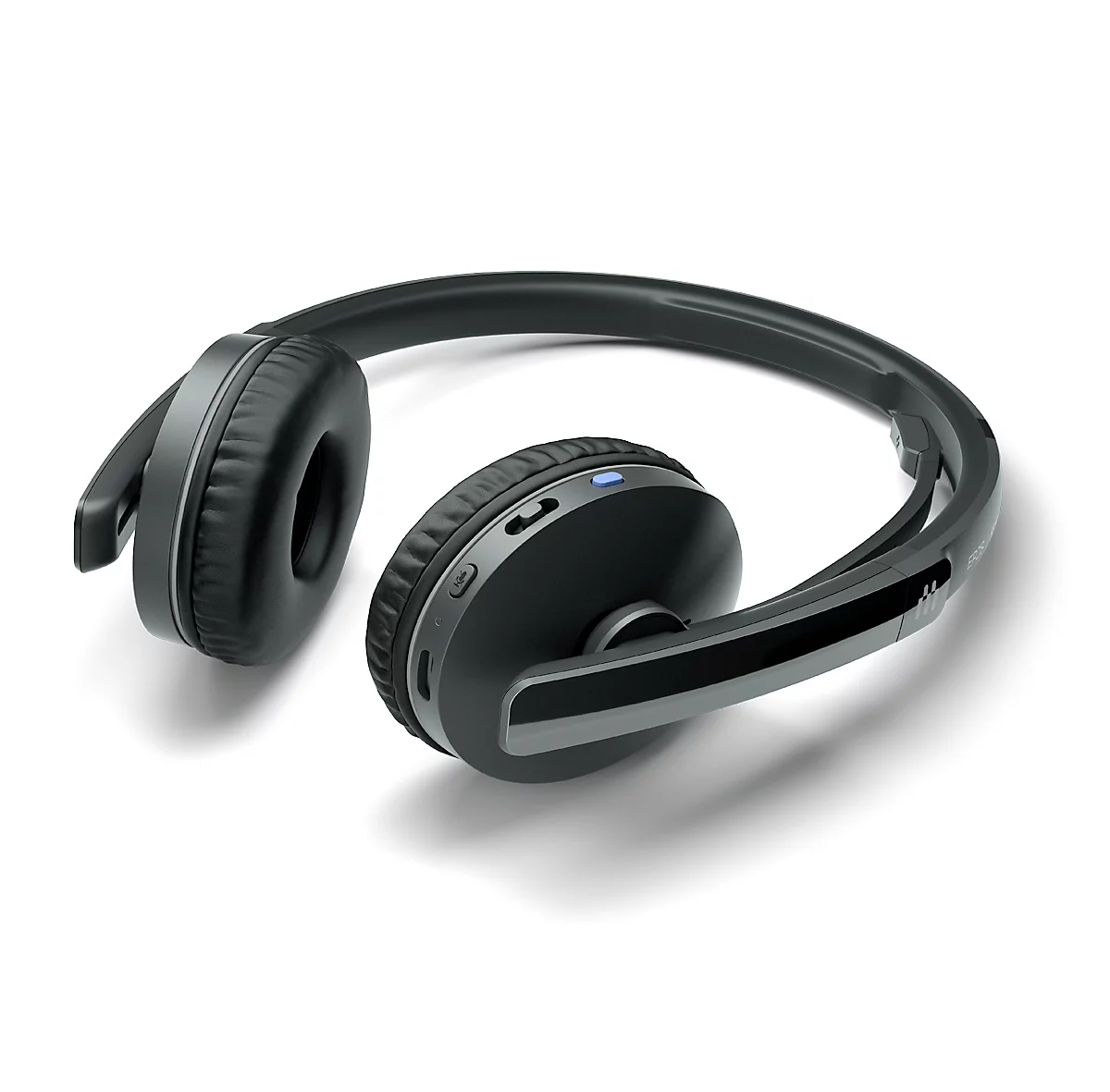 Bluetooth headset EPOS | Sennheiser ADAPT 260, binauraal, UC-geoptimaliseerd, gecertificeerd voor Microsoft Teams®, tot 25 m, tot 27 uur, met USB-dongle, zwart