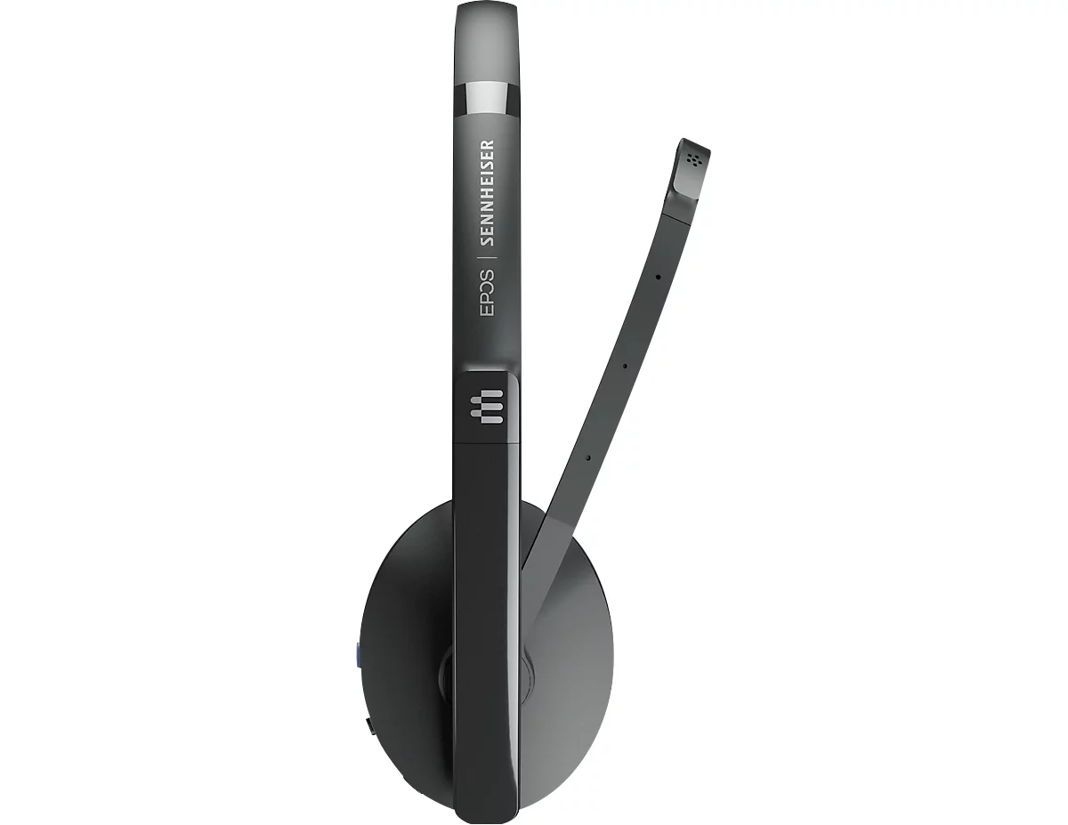 Bluetooth Headset EPOS | Sennheiser ADAPT 261, binaural, UC-optimiert, zertifiziert für Microsoft Teams®, bis 25 m, bis 27 h, USB-C-Dongle, schwarz