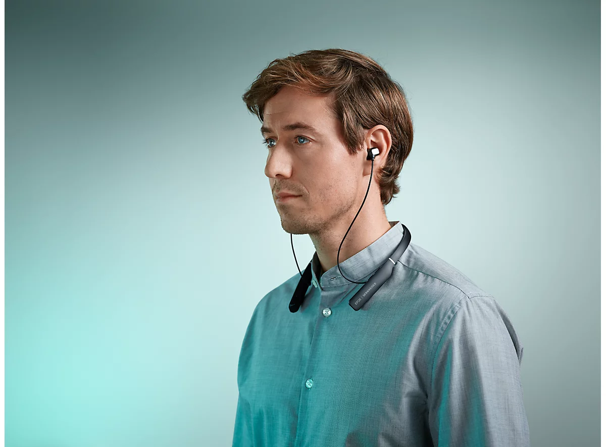 Bluetooth Headset Sennheiser Epos ADAPT 460, In-Ear, binaural, ANC, UC-optimiert, USB-Dongle, Reichweite 20 m, bis 15 h