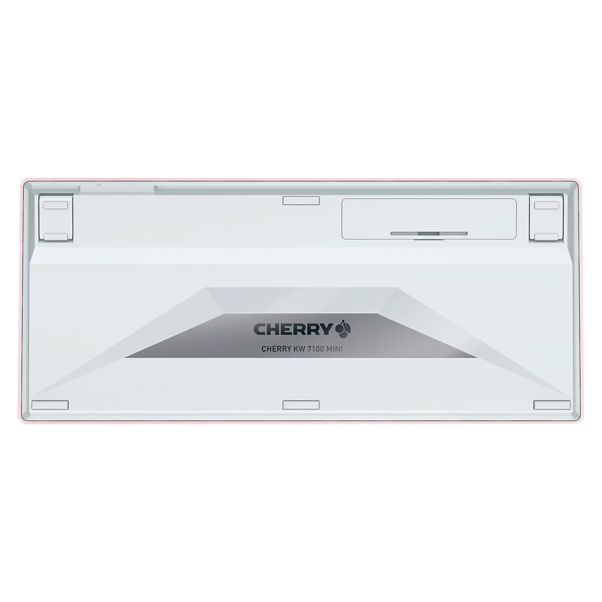 Bluetooth toetsenbord Cherry KW 7100 Mini BT Cherry Blossom, QWERTZ, multi-apparaat, compact formaat, incl. draagtas