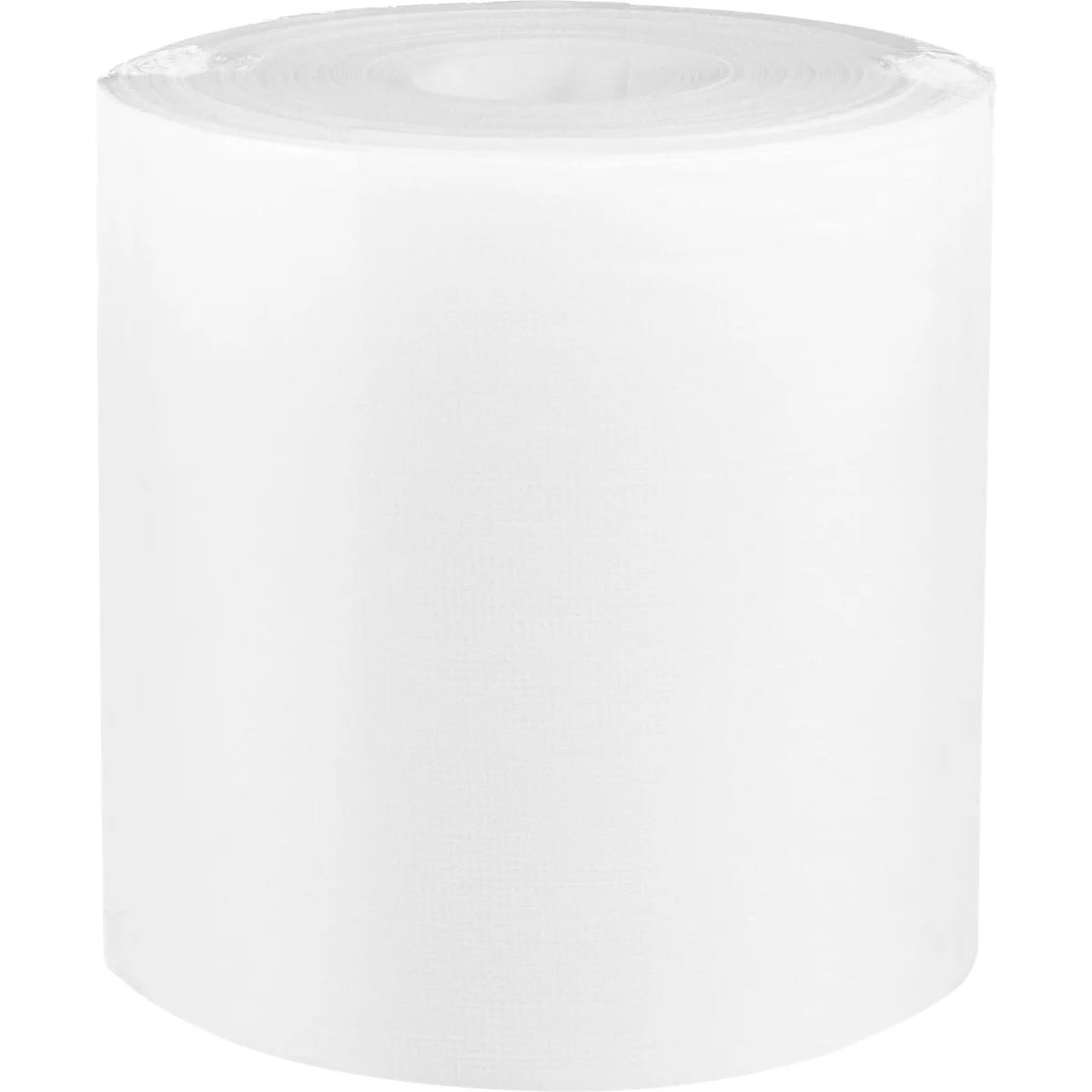 Un rouleau de tissu blanc, probablement à des fins décoratives.