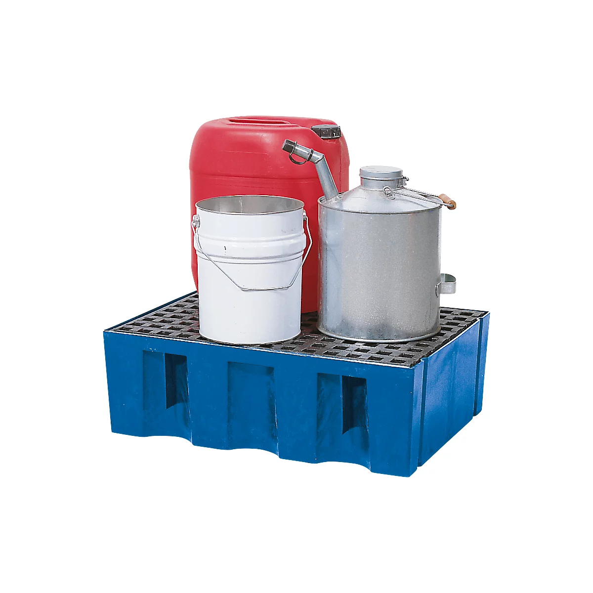Bodem-/palletbak met PE-rooster