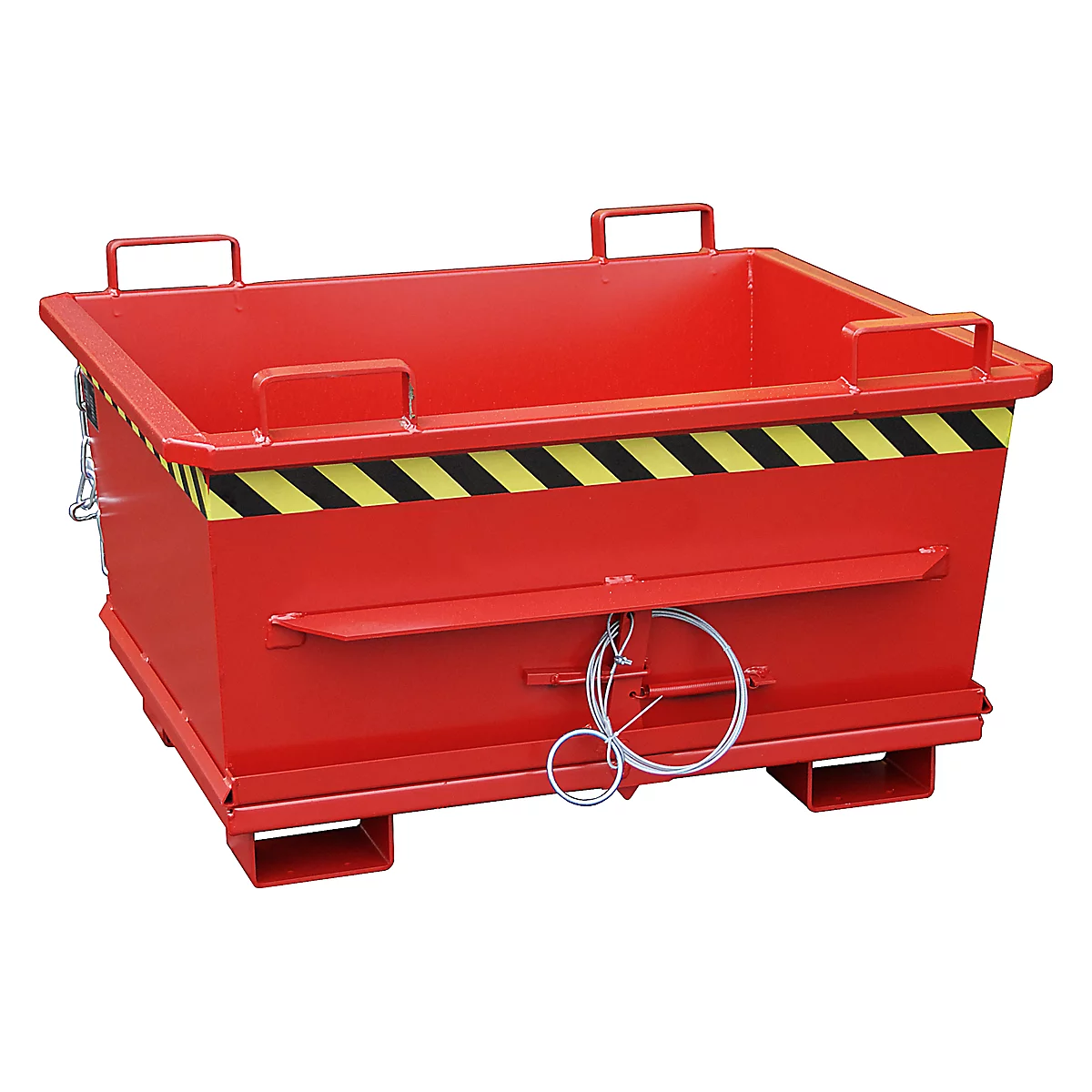 Bodemklepcontainer BKB 500, rood