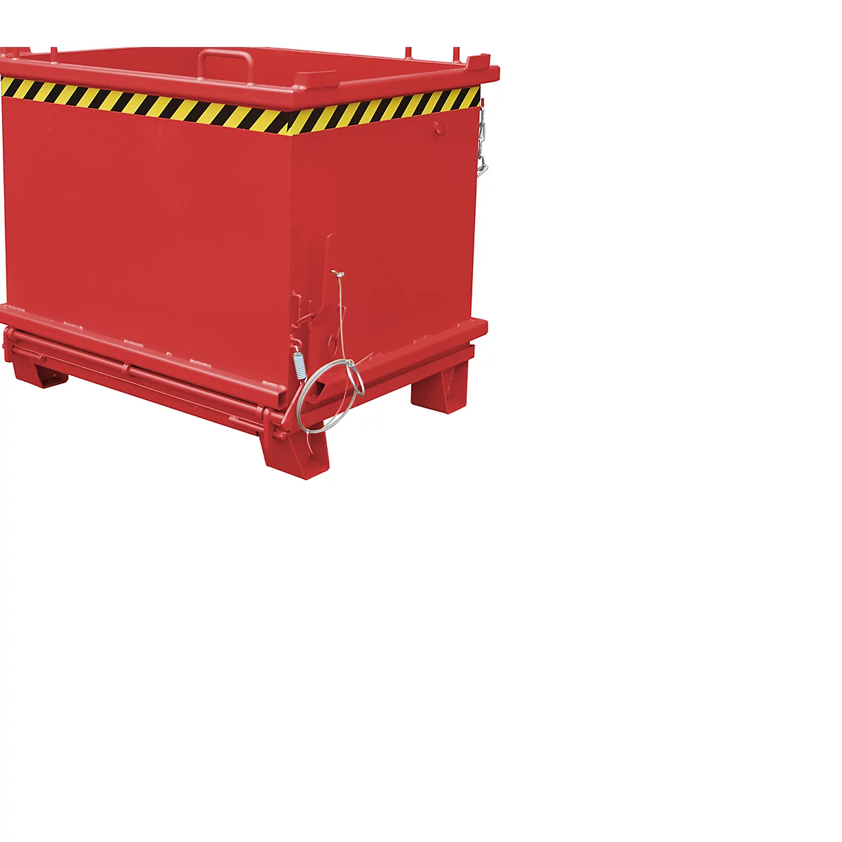 Bodemklepcontainer SB 1000, rood