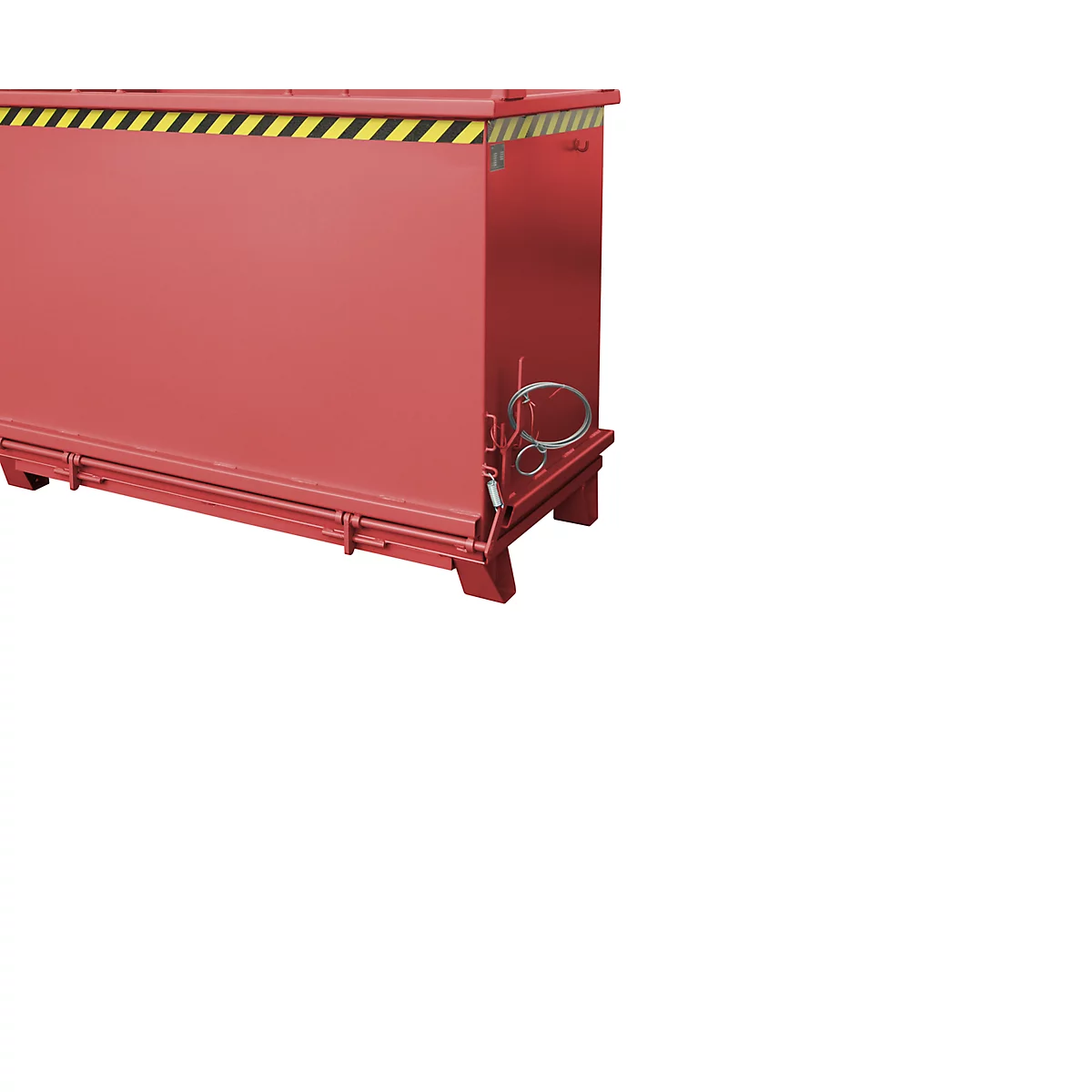 Bodemklepcontainer SB 2000, rood