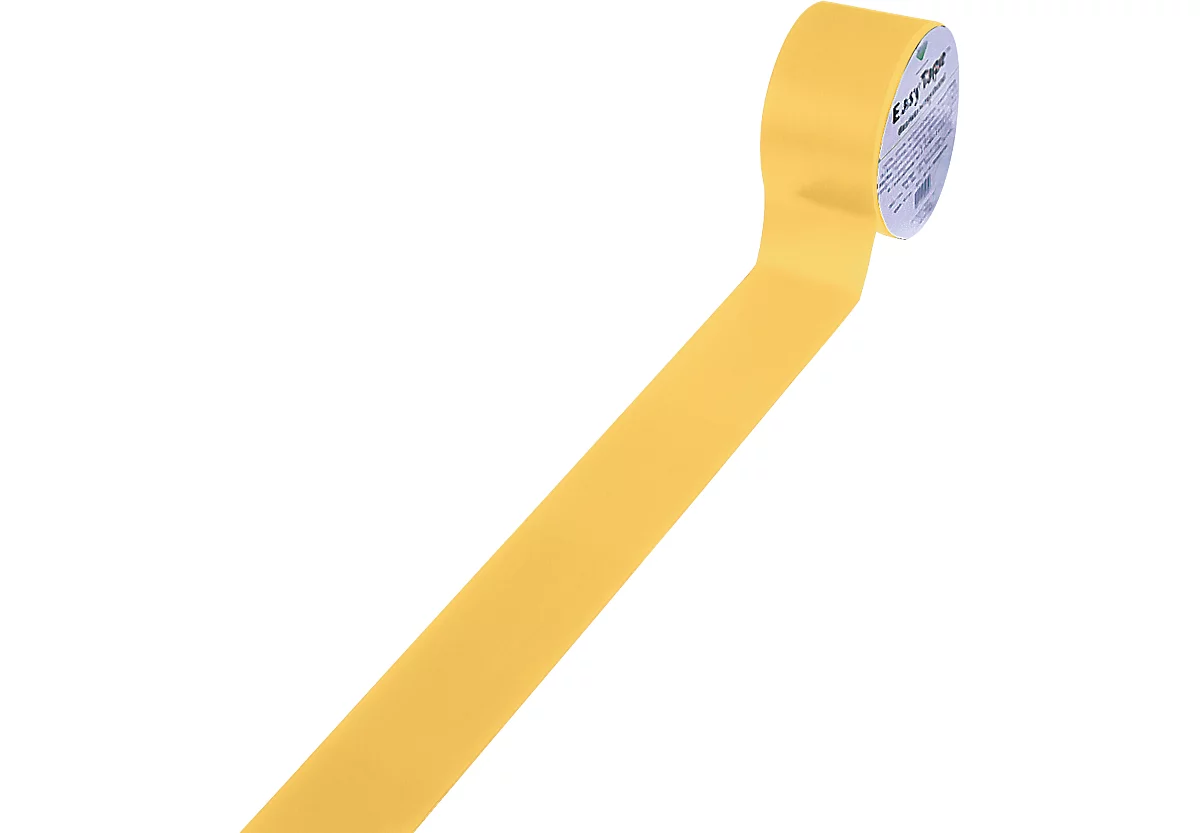 Bodenmarkierungsband, 75 mm breit, gelb