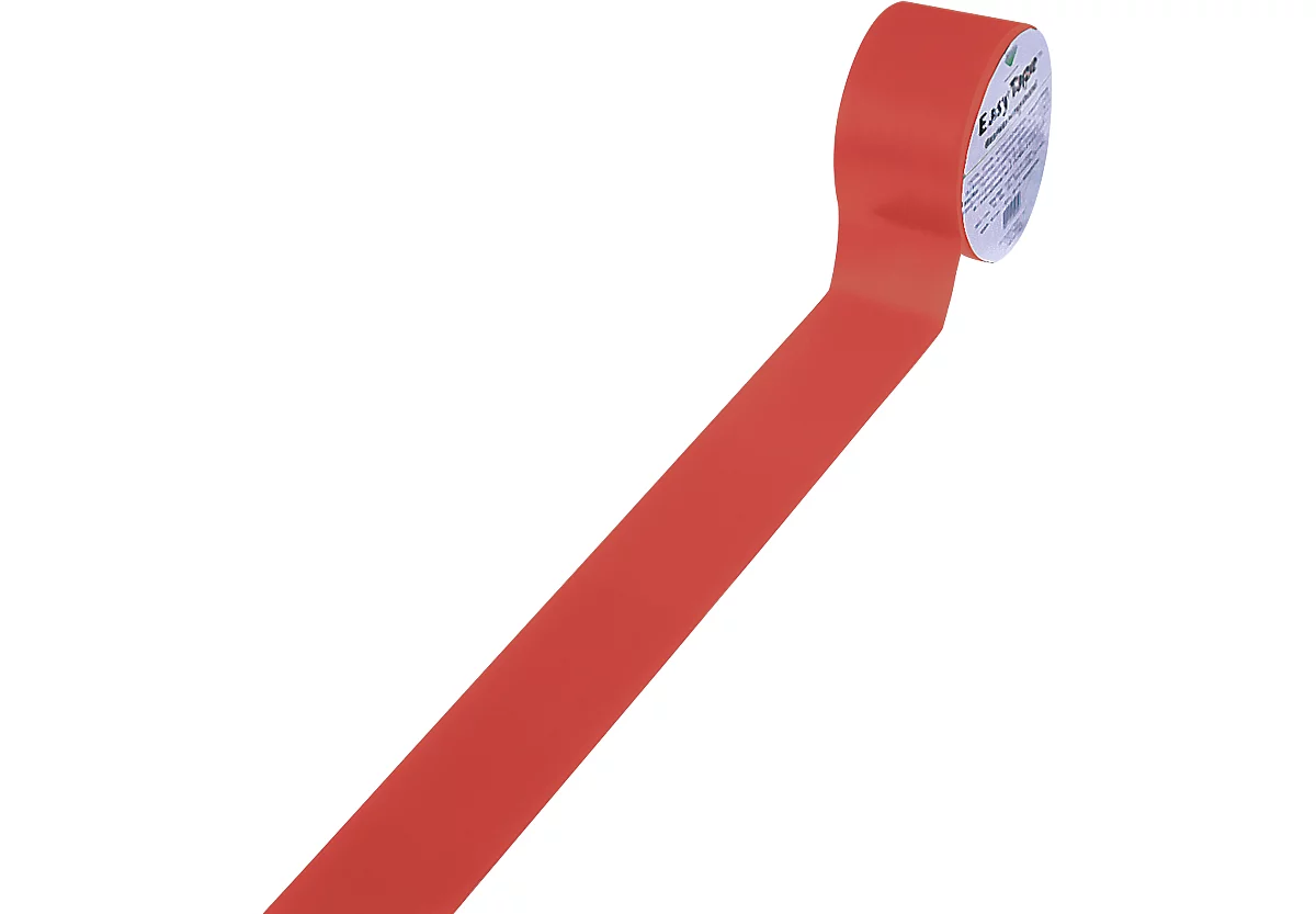 Bodenmarkierungsband, 75 mm breit, rot