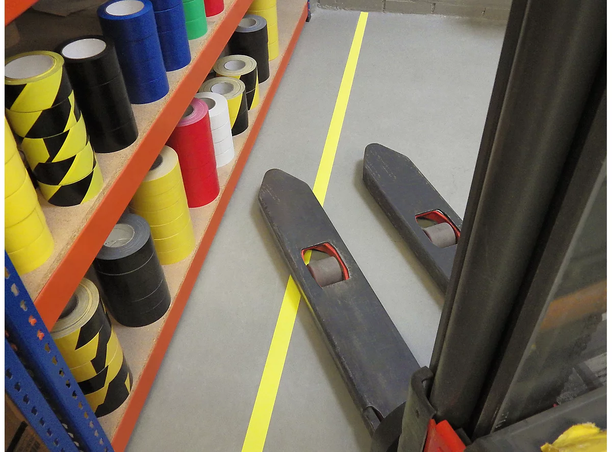 Bodenmarkierungsband Safety-Floor Permanent, für versiegelte Flächen, B 100 mm x L 33 m, weiss