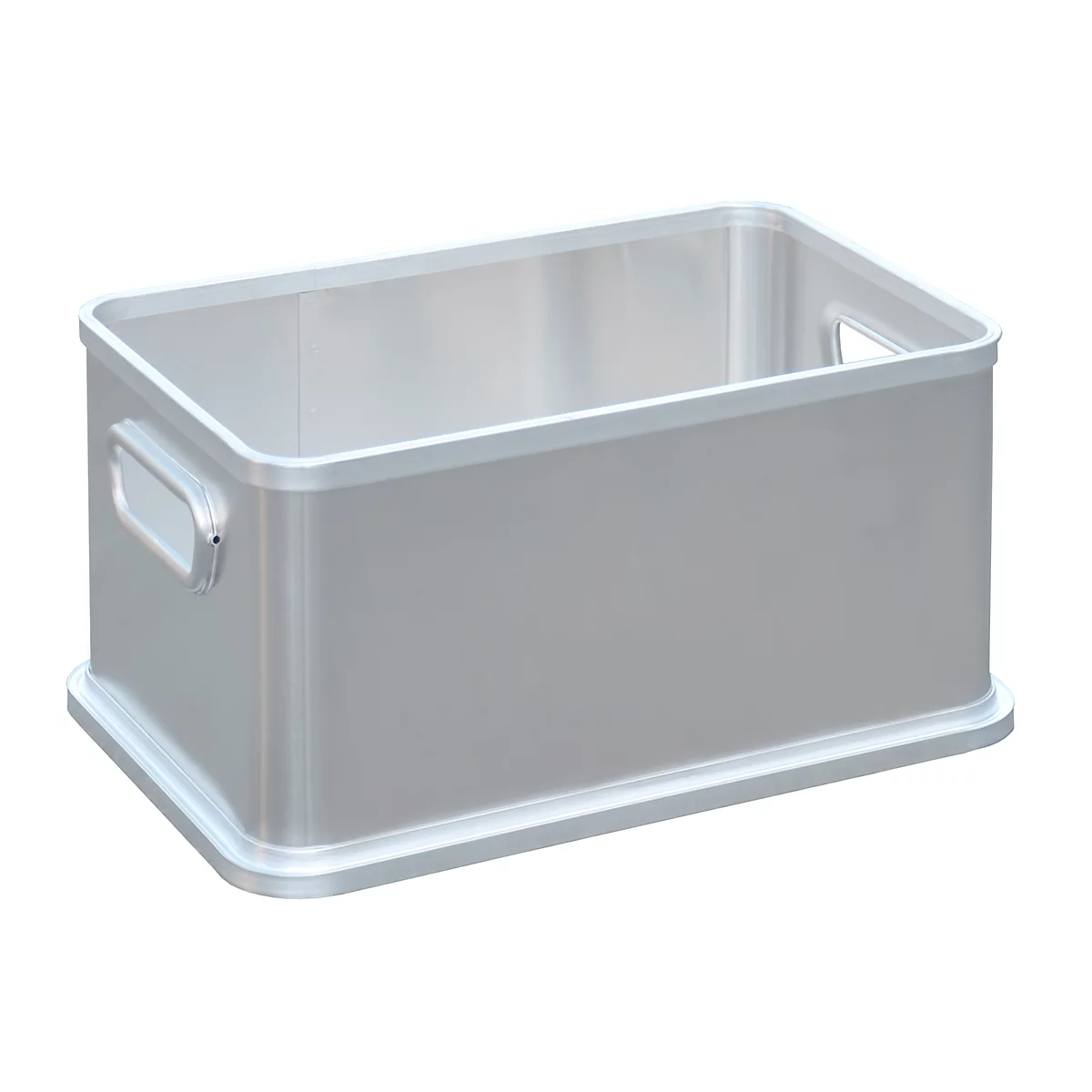 Boîte, aluminium, sans couvercle, 120 litres