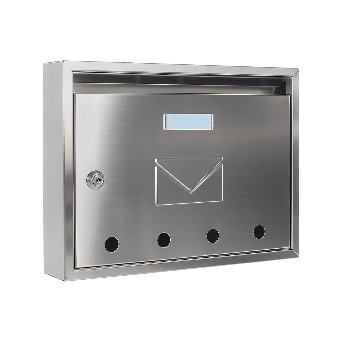 Boîte aux lettres Imola, fenêtre de contrôle, acier inoxydable