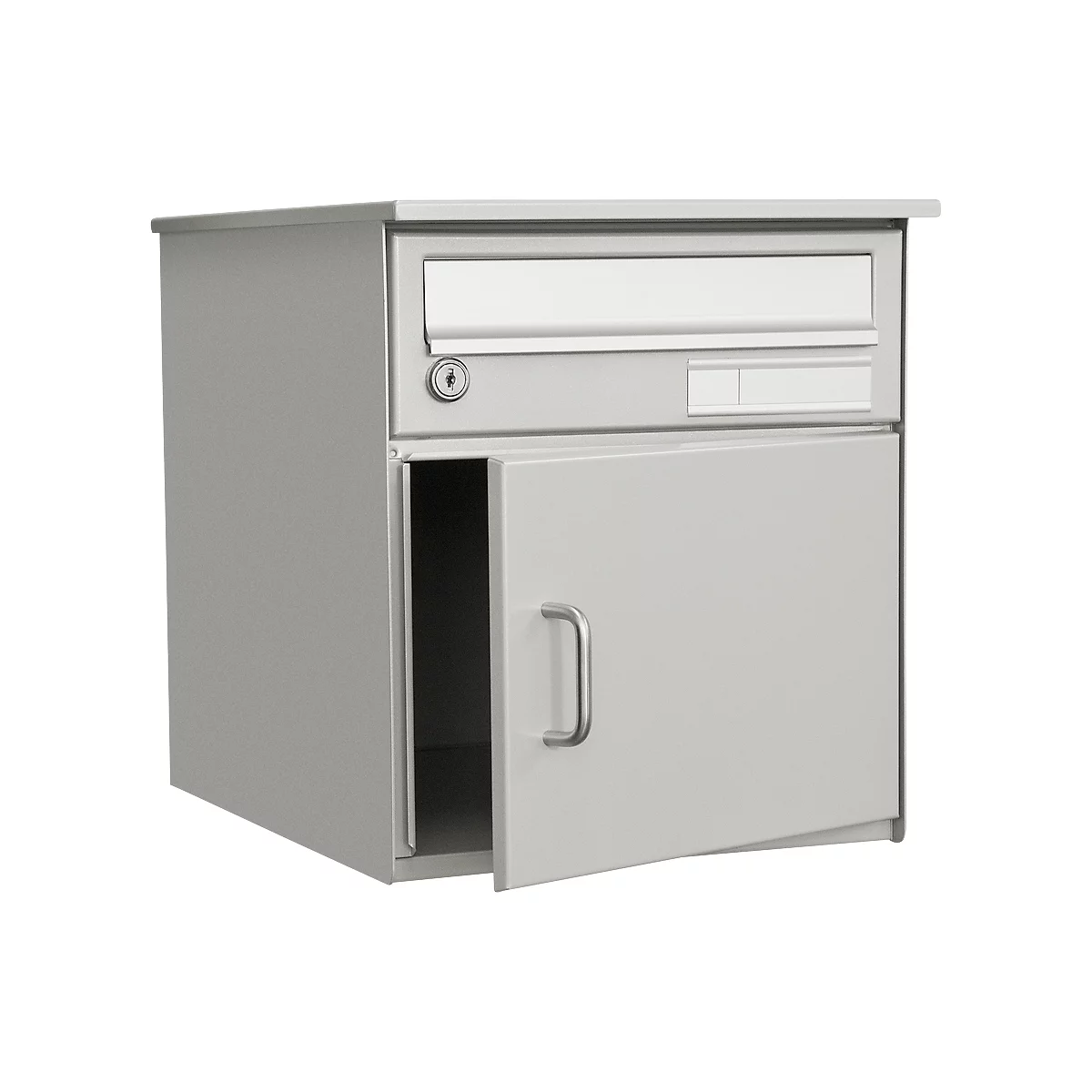 Boîte aux lettres Merope, pour montage autoportant, alu blanc