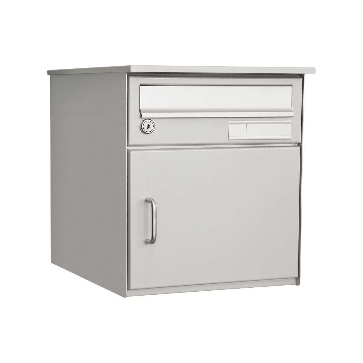 Boîte aux lettres Merope, pour montage autoportant, alu blanc