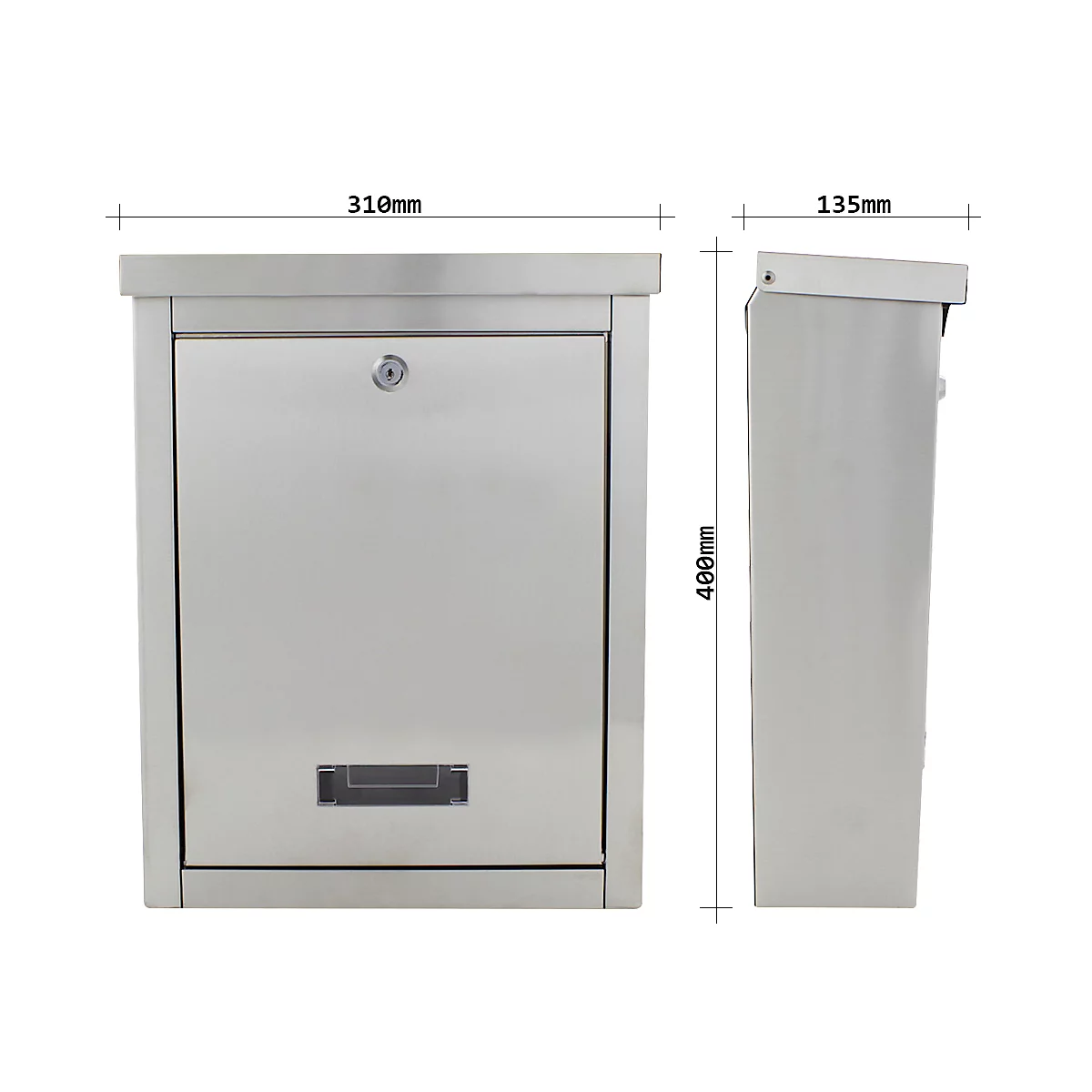 Boîte aux lettres Rottner Brighton en acier inoxydable