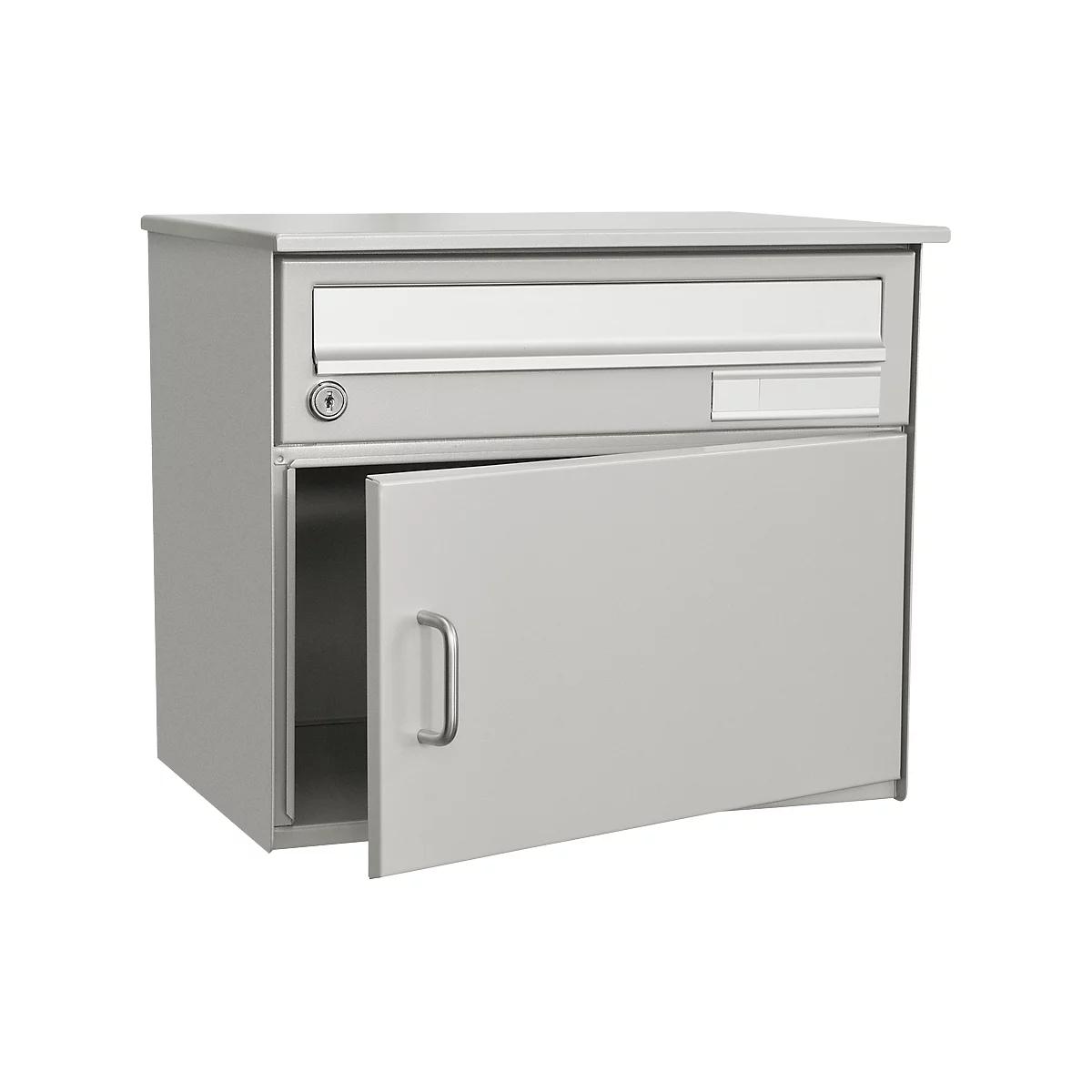 Boîte aux lettres Skat, pour montage autoportant, alu blanc