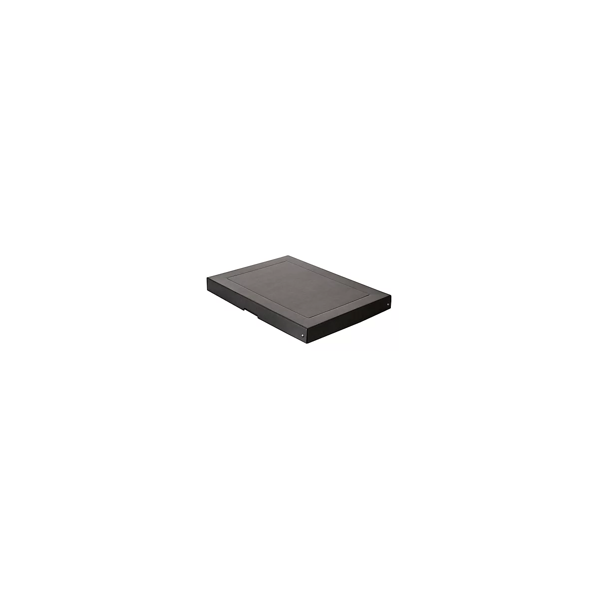 Boîte d'archives Falken PURE Box Black A3, pour jusqu'à 500 feuilles, avec champ d'inscription, L 440 x l 320 x hauteur de remplissage 40 mm, Ange Bleu, carton FSC®, noir