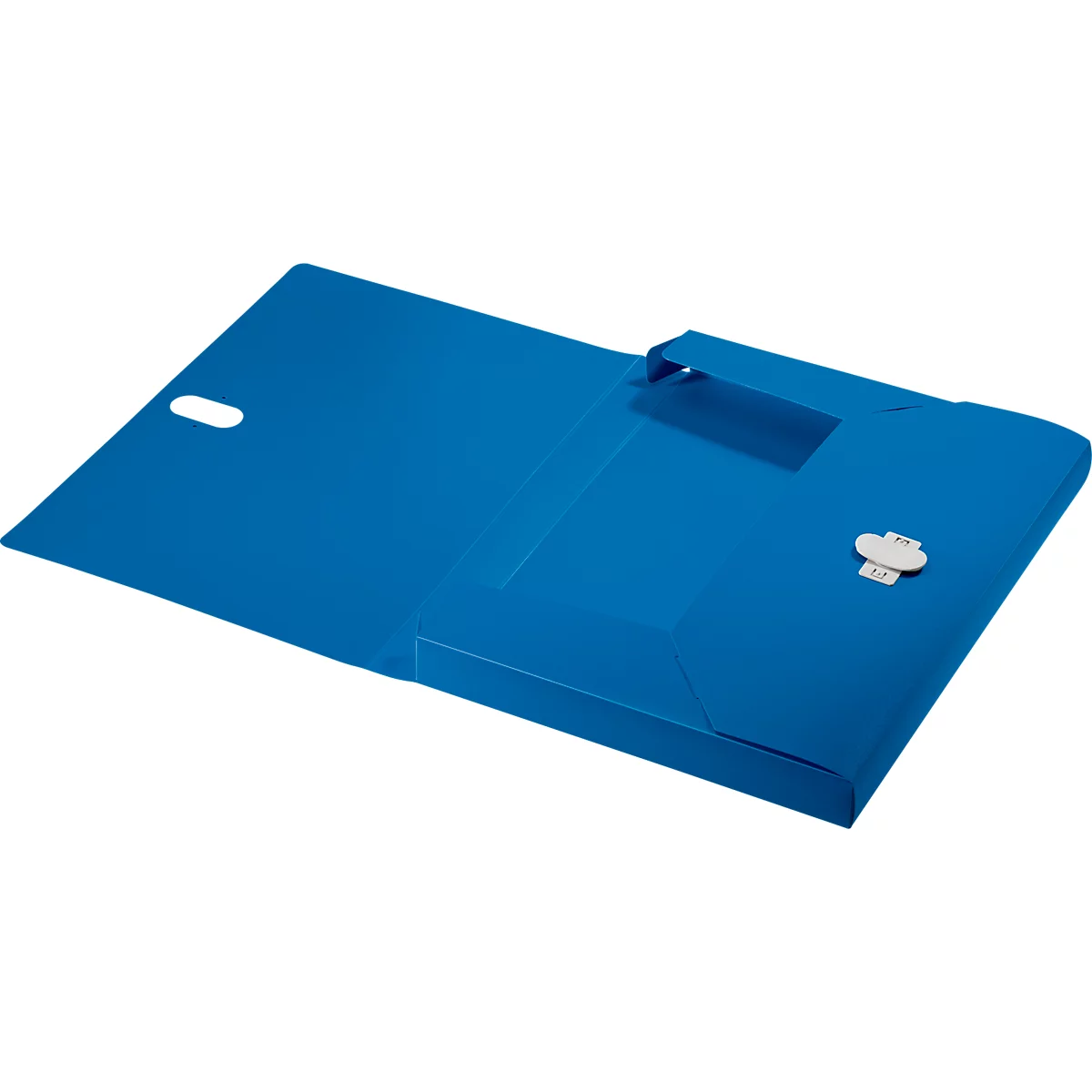 Boîte de classement Leitz Recycle, jusqu'à DIN A4, largeur de dos 30 mm, pour jusqu'à 250 feuilles, PP, bleu