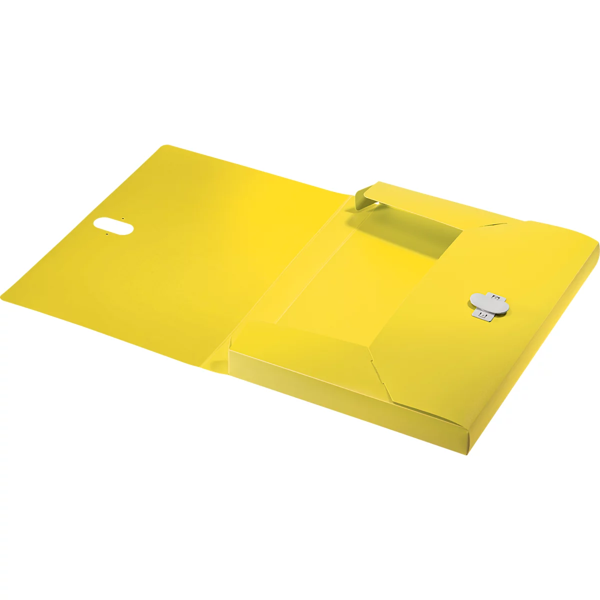 Boîte de classement Leitz Recycle, jusqu'à DIN A4, largeur de dos 30 mm, pour jusqu'à 250 feuilles, PP, jaune