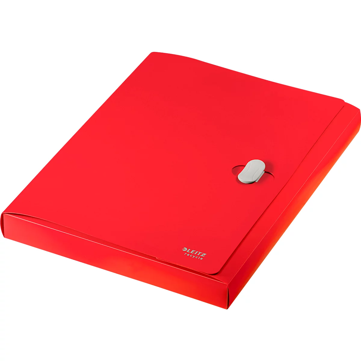 Boîte de classement Leitz Recycle, jusqu'à DIN A4, largeur de dos 30 mm, pour jusqu'à 250 feuilles, PP, rouge