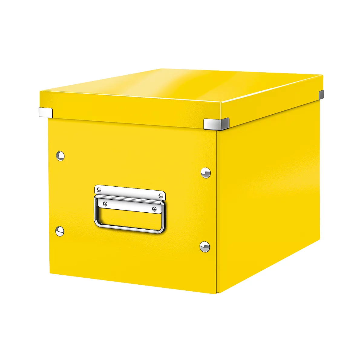 Boîte de rangement Click + Store Leitz®, en carton, l. 260 x P 360 x H 240 mm, jaune