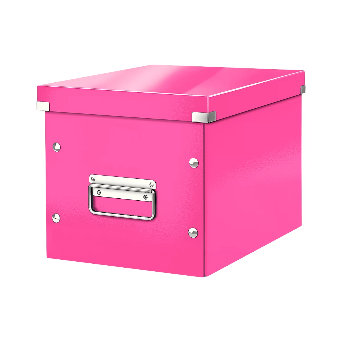 Boîte de rangement Click + Store Leitz®, en carton, l. 260 x P 360 x H 240 mm, rose
