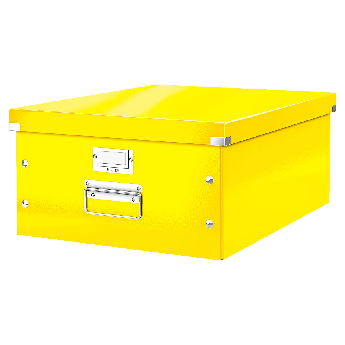 Boîte de rangement Click + Store Leitz®, en carton, pour format A3, jaune