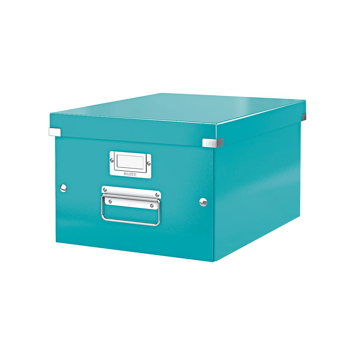 Boîte de rangement Click + Store Leitz®, en carton, pour format A4, bleu pétrole