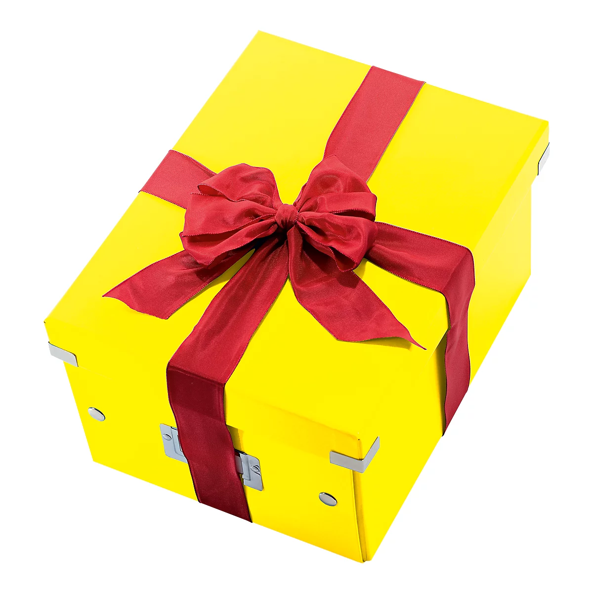 Boîte de rangement Click + Store Leitz®, en carton, pour format A4, jaune