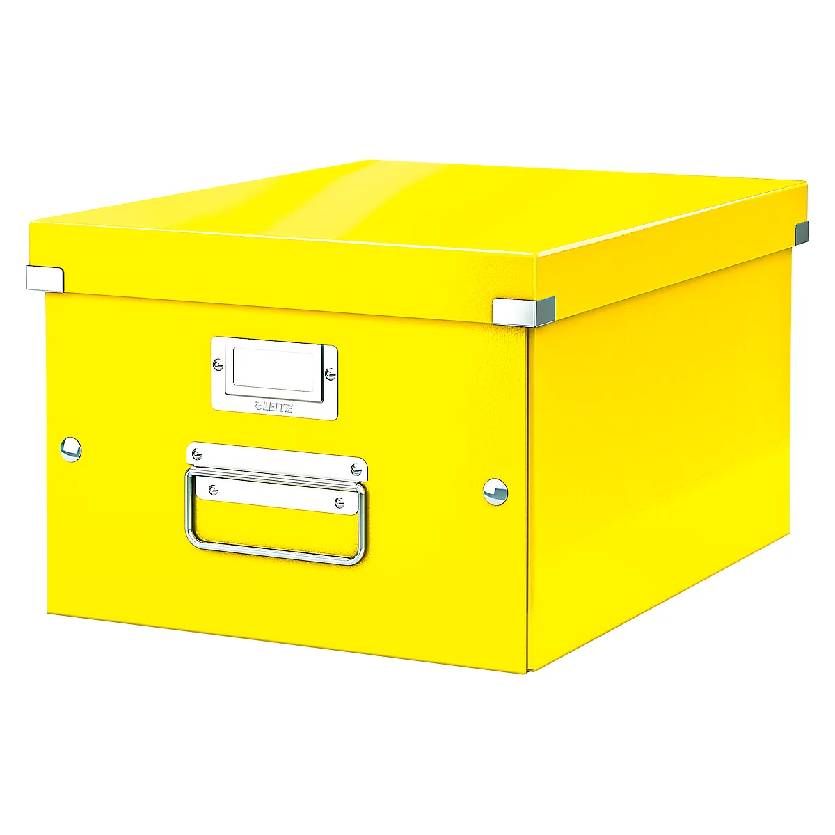 Boîte de rangement Click + Store Leitz®, en carton, pour format A4, jaune