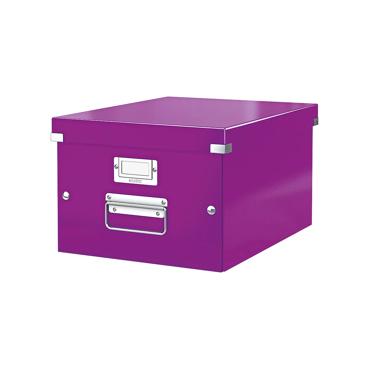 Boîte de rangement Click + Store Leitz®, en carton, pour format A4, violet