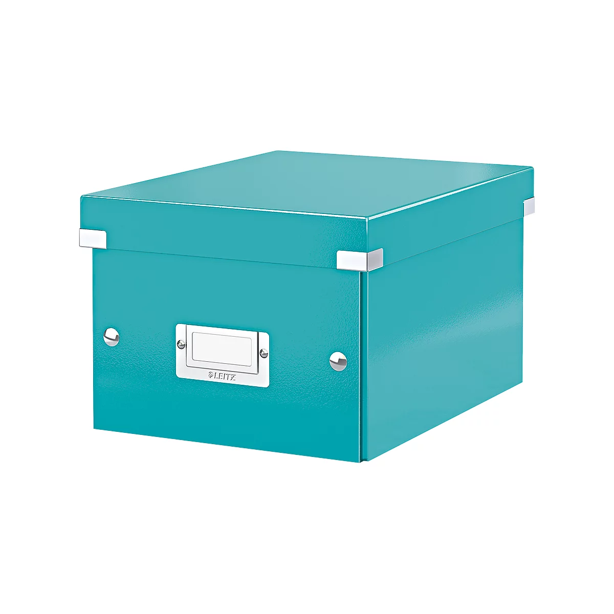 Boîte de rangement Click + Store Leitz®, en carton, pour format A5, bleu pétrole